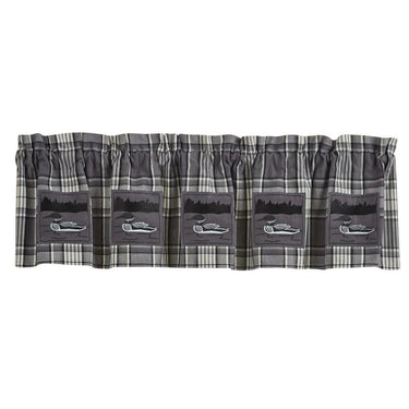 Gray Area Loon Patch Valance Park Designs - The Fox Decor